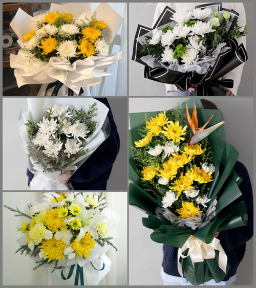 河南洛阳偃师市首阳山镇白事花束代送